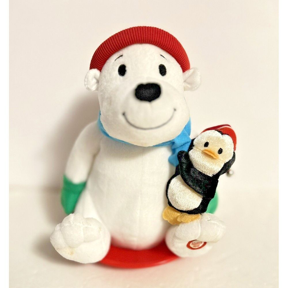 Hallmark Christmas Animated Polar Bear Christmas Toy Snowtime Pals Penguin Video